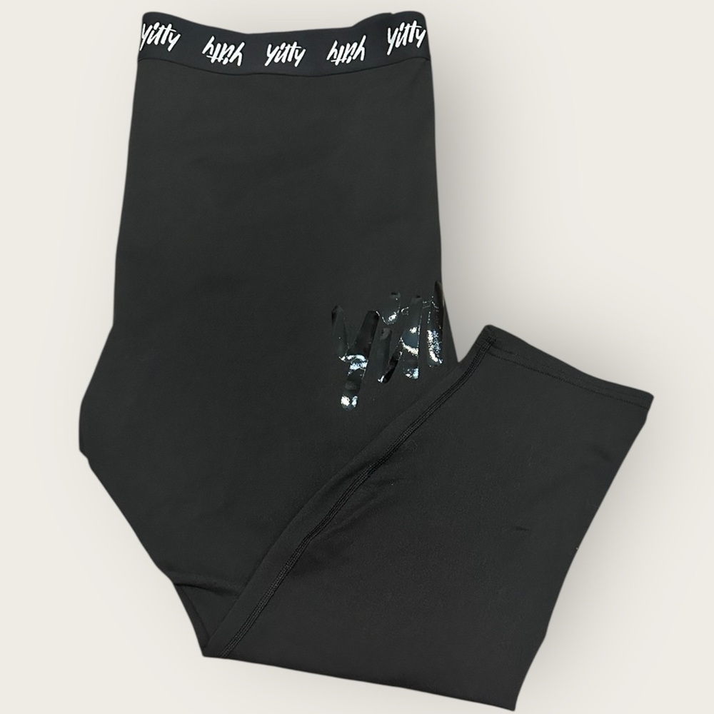 Yitty by Fabletics Women’s Black 3X Yoga Logo Leggings
